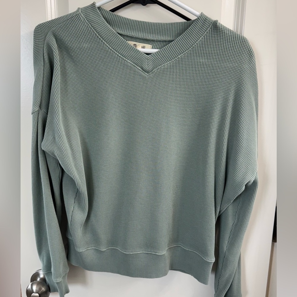 Madewell Waffle Sweater